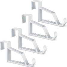 Space Saving Plastic Over Door Hooks Door Hanger Hooks Multi Hanging Storage