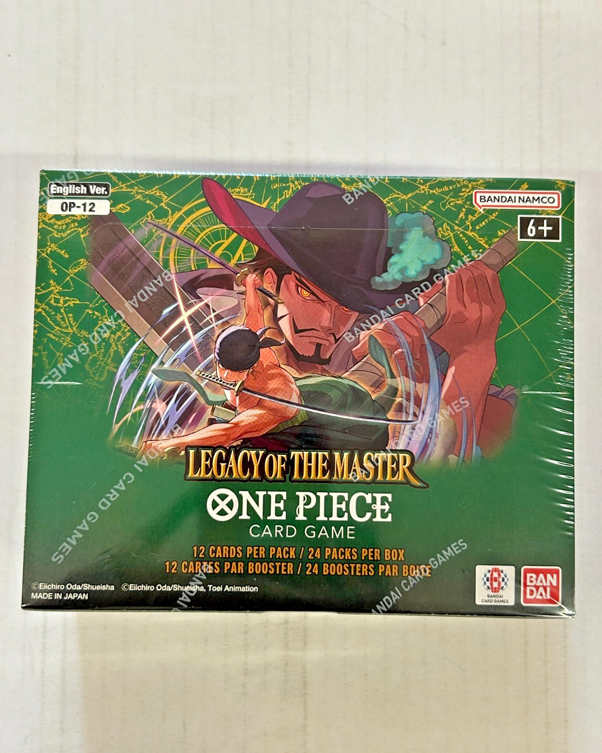 One piece OP12 Legacy Of The Master Booster Box Pantalla Sealed Nuevo Inglés Ovp
