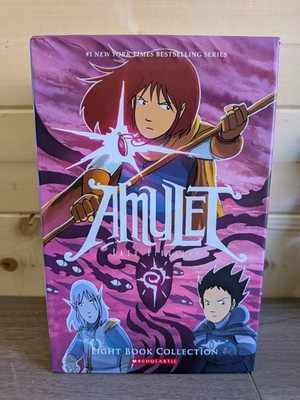Amulet box set 1-8 Graphix by Kazu Kibuishi paperback