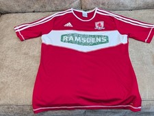 ADIDAS MIDDLESBROUGH HOME SHIRT 2012-2013 - MEDIUM MENS