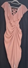 Woman’s long Dress Style By Pretty Little Thing Colour Blush Pink Size 14