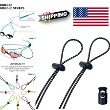 Flow Goggle Strap Kit 2 Pack Replacement Bungee Cord Straps for Swim Goggles