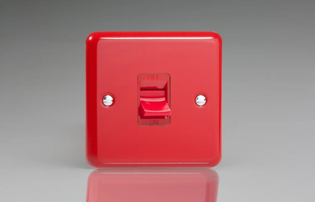 Switch Red 45A Cooker Lily Pillar Box Varilight XY45S.PR