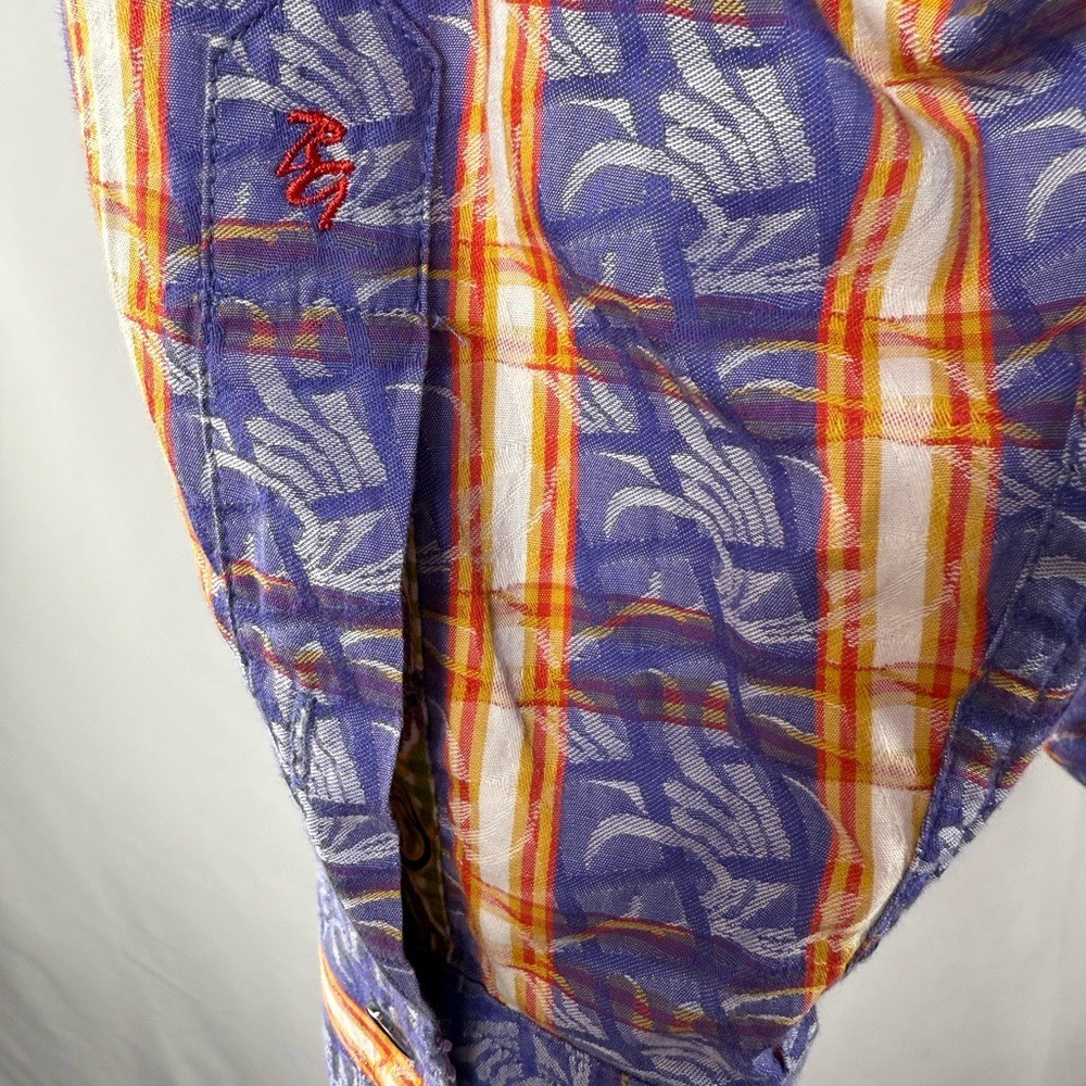 Robert Graham Printed Button Up Collared Shirt in… - image 8