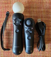 OEM Sony PlayStation PS3 Move Motion & Navigation Controller With Charge Cable