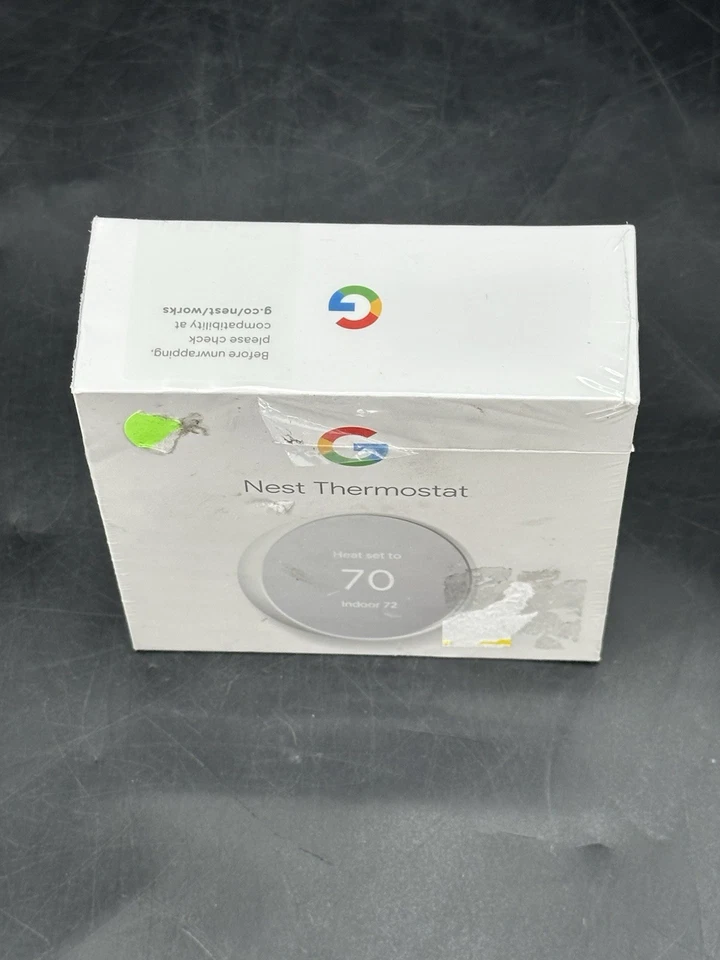 Google Nest Smart Thermostat, Snow - GA01334-US - Image 2 of 4