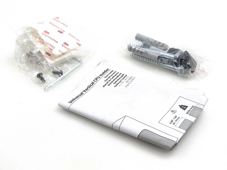 New - Open Box Ergotron 97-468-202 Universal Vetical CPU Holder - Image 4 of 4