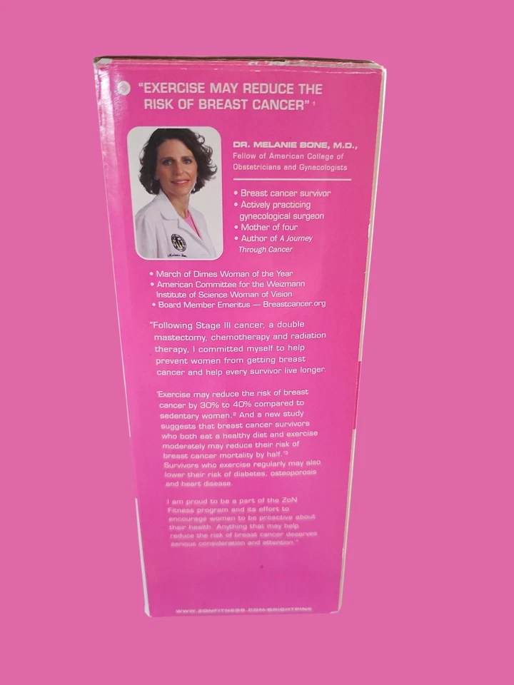 BOLA DE EQUILIBRIO ZONA ROSA BRILLANTE CÁNCER DE MAMA 65cm RESISTENCIA A RÁFAGAS Foto 4 de 4