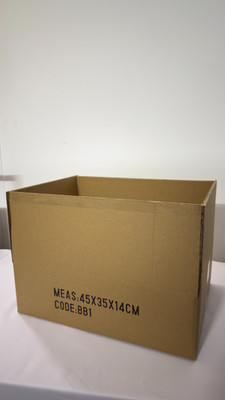 Leere Verpackungskartons doppelwandiger Karton Briefkasten aus Recyclingpapier