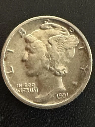1931 P Mercury Dime XF