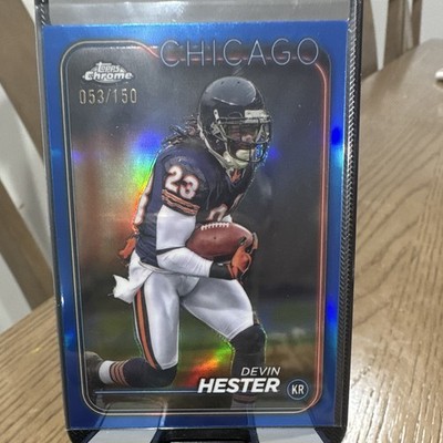 2024 Topps Chrome Devin Hester Chicago Bears #17 NFL Serial Numbered /150 Blue 