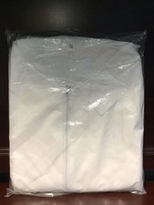 Disposable White Protective Coverall W/zipper hood, Size 3XL