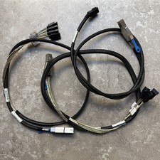 3x Serial ATA Mini External SAS HD 36 Pin to 4 X SATA Host Cable 1M