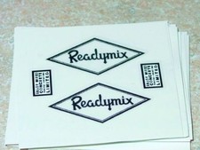 Matchbox Kingsize Readymix Truck Sticker Pair MB-K13A1