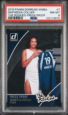 2019 Panini Donruss WNBA Napheesa Collier #7 Press Proof /199 PSA 8