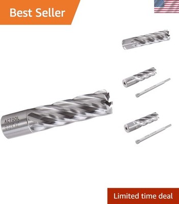 3/4'' Diameter × 2'' Depth of Cut HSS ANNULAR Cutter with 3/4'' Weldon Shank