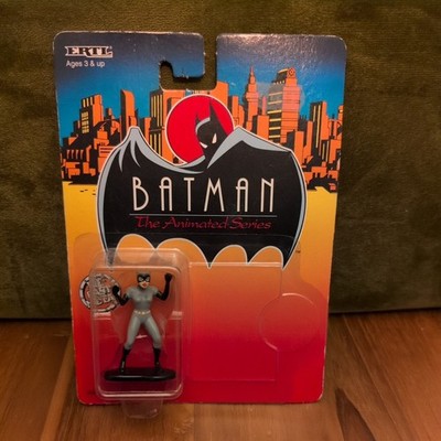 Vintage CATWOMAN Figure ERTL Diecast Batman Metal Toy Carded Original Sealed NEW