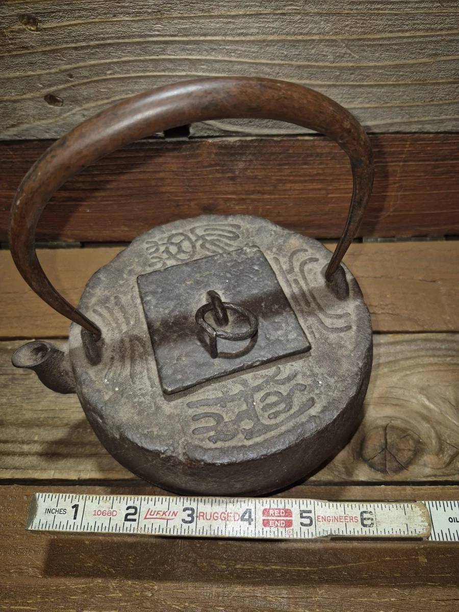 古董原始铁古董日本茶壶| eBay