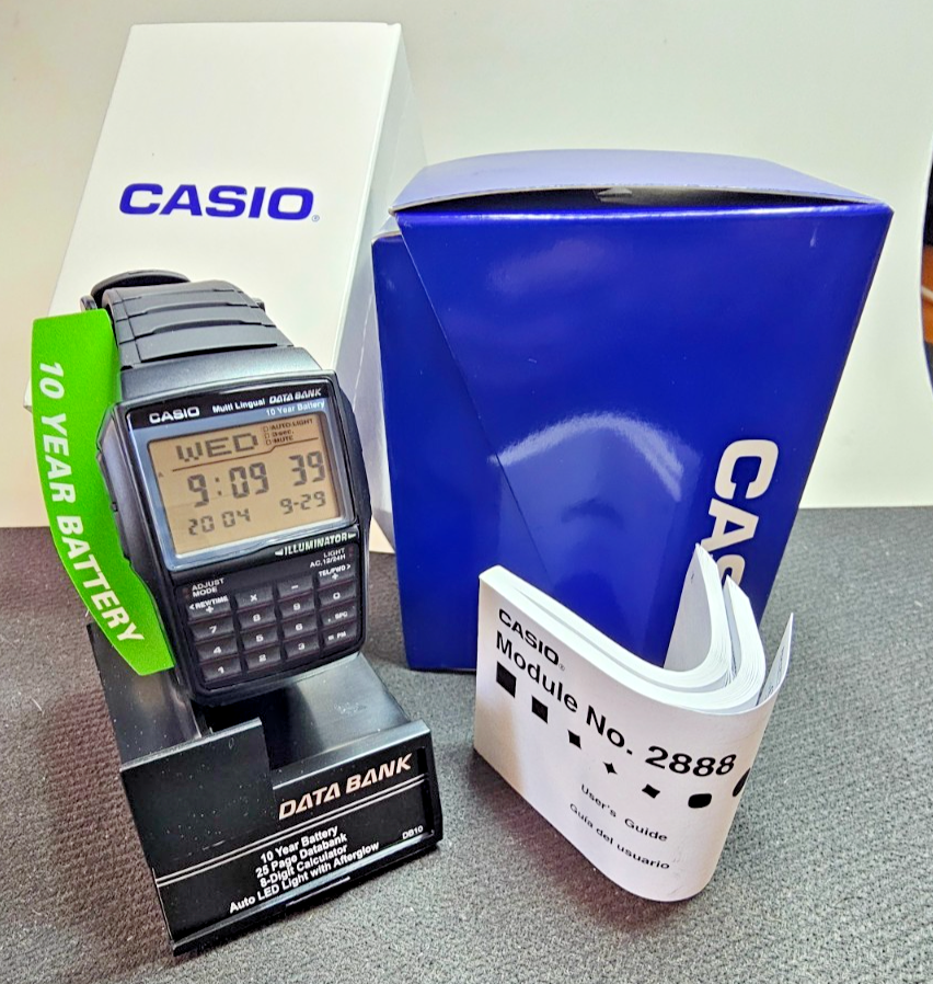 CASIO DBC-32-1A Calculator - Telememo 25 Databank - Digital 50 mm