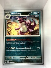 Nidoking Rare SV: Scarlet & Violet 151 034/165 NM