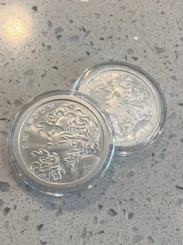 2014 1 OZ Freedom Girl Double-Obverse BU-Silver Shield - Heidi Wastweet Sculpt