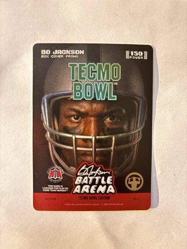 2026 Bo Jackson Battle Arena Tecmo Bowl National NSCC Box Cover Promo Alt Art