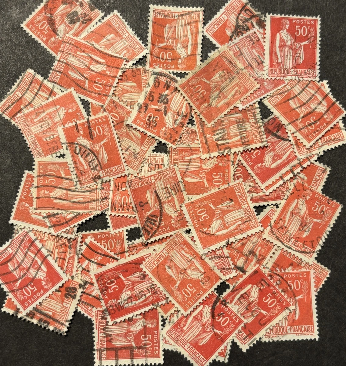大西洋横断飛行の切手（フランス 1936年） French Air Mail 1931-1940