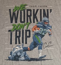 Seattle Seahawks Chris Carson T-Shirt NFL Football Mariners Kraken Sonics
