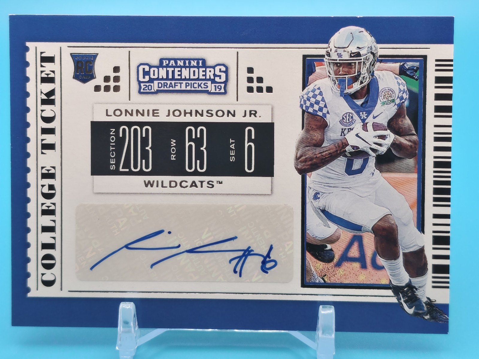 2019 Panini Contenders Draft Picks - College Ticket #309 Lonnie Johnson Jr.