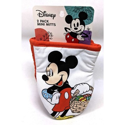 Disney Mickey Mouse Set of 2 Mini Oven Kitchen Stove Mitts