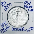 1941 BU UNCIRCULATED LIBERTY WALKING SILVER HALF DOLLAR AUTHENTIC U.S. MINT 7112