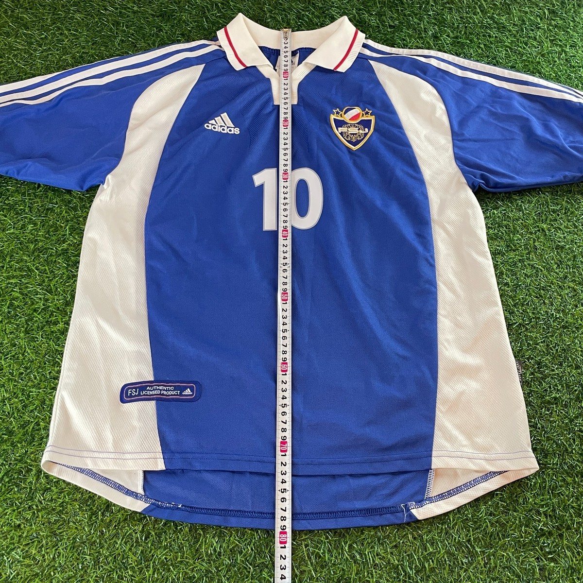 2000-2001 オーストラリア　サッカーユニフォーム　UK製 キューウェル Stojkovic - Yugoslavia 2000 2001 Official Jersey Shirt Kit - US L