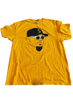 Seattle Mariners King s Court Felix Hernandez Sunglasses Graphic Tee XL NEW