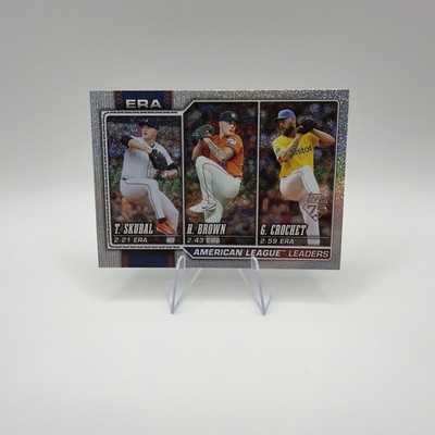 Topps 2026 Series 1 Skubal Valdez Blanco ERA League Leaders #5 Sand Glitter