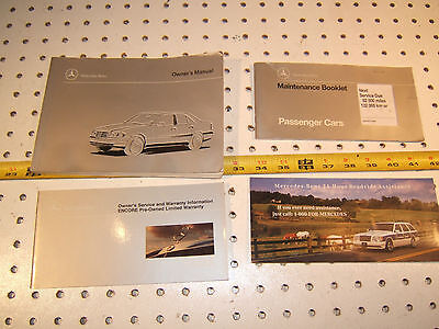 Mercedes 1996 C220/C280/C36 AMG W202 Owner's manual OEM 1 set 4 Booklets/ Papers | eBay