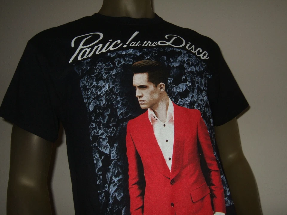 New Men's Black Panic! at the Disco Las Vegas Music Pop Rock Band T Shirt Suit  - Image 2 of 3