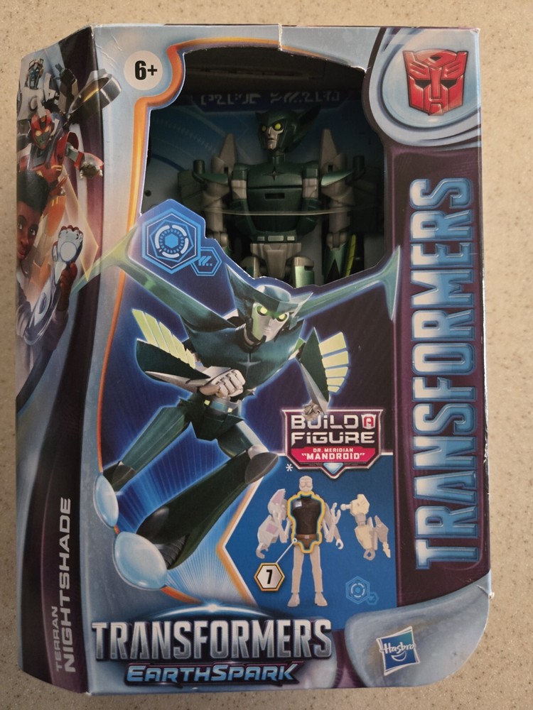 Transformers Toys EarthSpark Deluxe Class Terran Nightshade Action Figure New