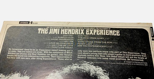 12" LP NM The Jimi Hendrix Experience Are You Experienced 1968 Reprise 6261 - Imagen 6 de 11
