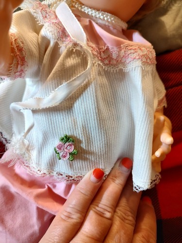 EEFEE Muñeca Vintage 15fl Cuerpo Plástico Con Chupete 17 Pulgadas - Imagen 6 de 11