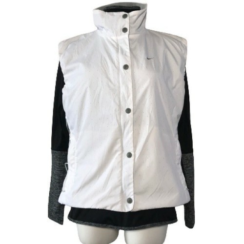 Nike Chaleco De Lana Forrada Acolchado Blanco-Talla XL | eBay