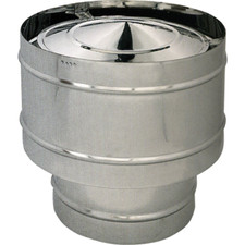 FUMAIOLO COMIGNOLO ANTIVENTO 12 CM ACCIAIO INOX