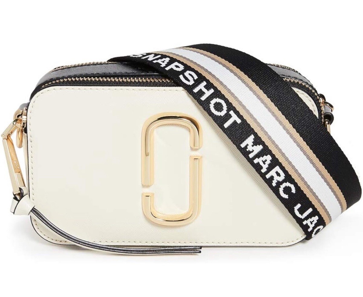 Marc Jacobs The Snapshot Color block Cloud White Multi Shoulder