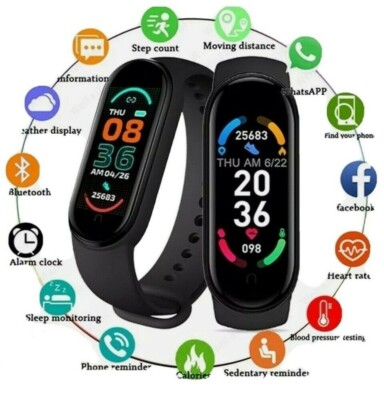 Fitness Smartwatch Band Sport Aktivität Tracker Schrittzähler Kind Erwachsene Frauen Männer