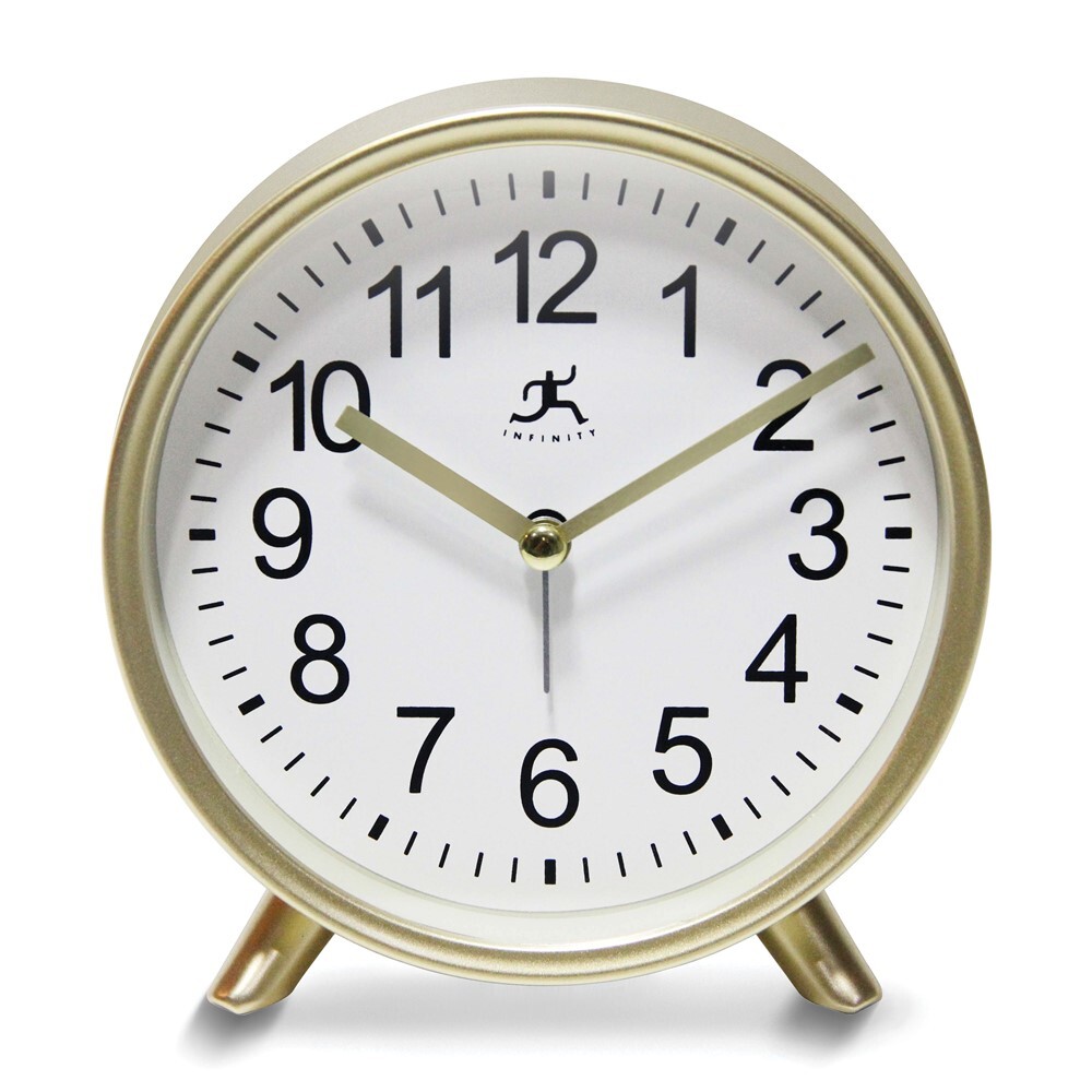 Gold-tone Tabletop Alarm Clock