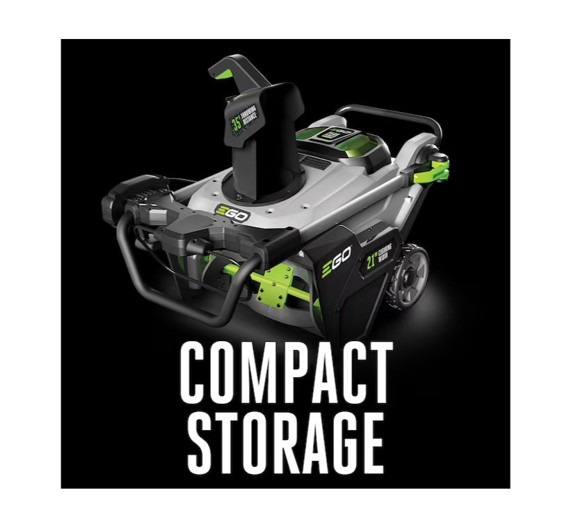 EGO POWER+ 56V 21in Push Cordless Electric Snow Blower, No Battery and