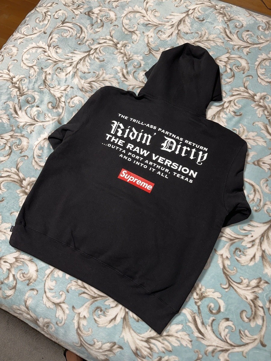 SUPREME UGK HOODED SWEATSHIRT (LARGE) (BLACK) SS24 SWEATPANT SUPREME UGK HOODED SWEATSHIRT (LARGE) (BLACK) SS24 SWEATPANT