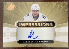 2017-18 ALEKSANDER BARKOV AUTO UPPER DECK SPX IMPRESSIONS 010/249!! #IA-AB