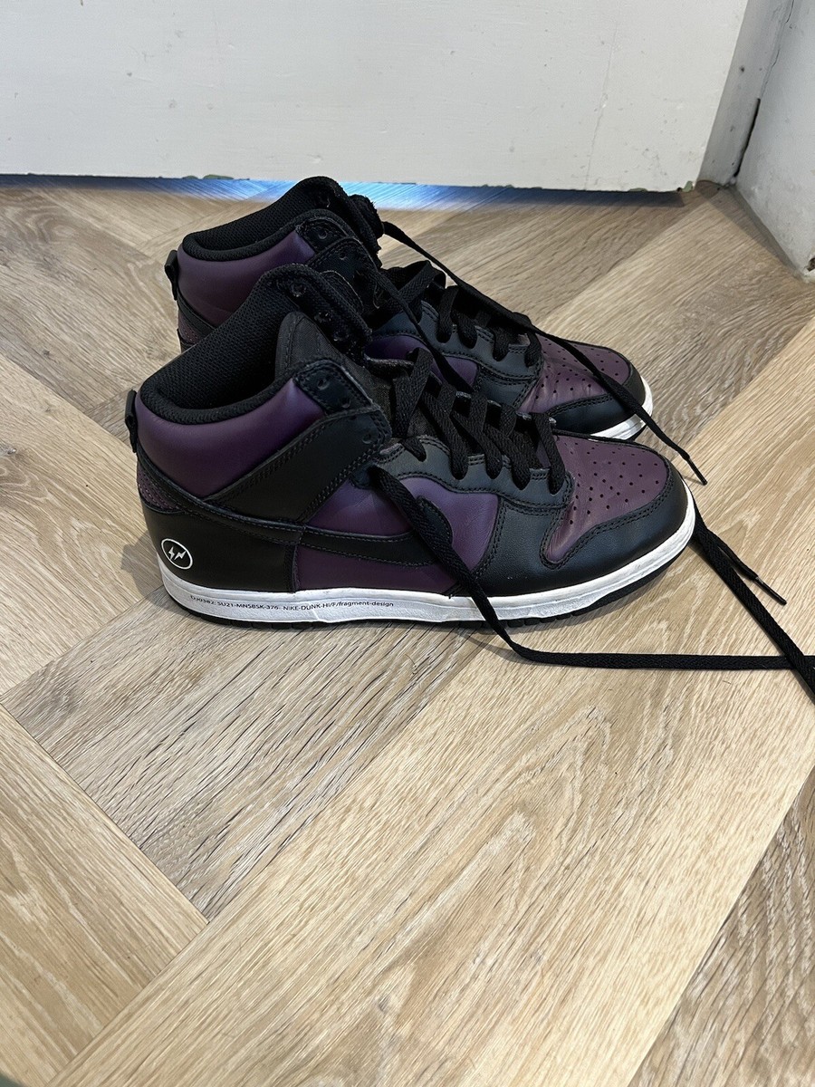 Nike Dunk High Fragment Design ブラック/パープル フラグメントデザインxナイキダンクハイ“北京”の復刻モデルが