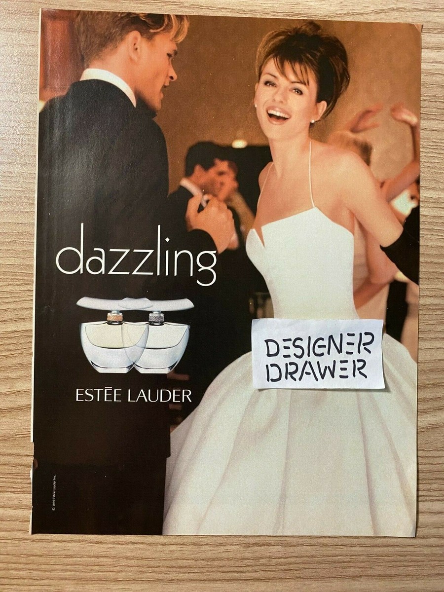 Elizabeth Hurley For Estee Lauder Dazzling Fragrance Vintage 2000
