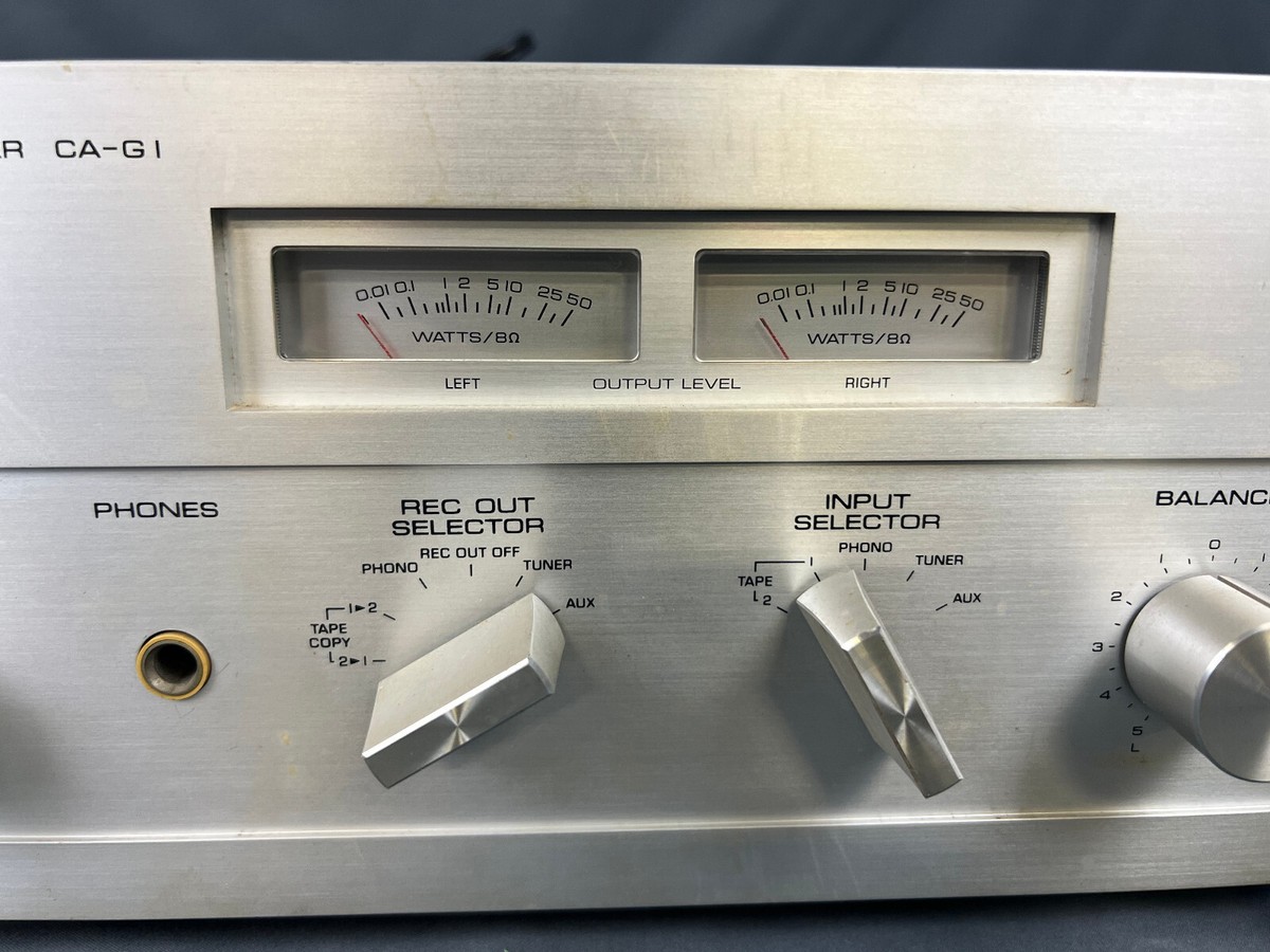 アンプ YAMAHA NATURALSOUNDSTEREOAMPLIFIER CA-RI 70s Yamaha Natural Sound CA-G1 | Japanese Domestic Market | eBay
